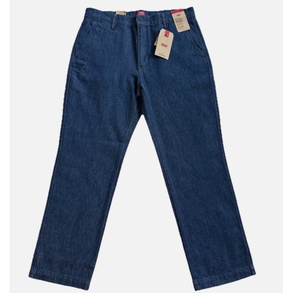 Levi's XX Chino Relaxed Straight Mens 31x30 Blue Lightweight Denim NWT